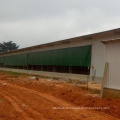 China prefab commercial galvanized steel structure poultry farming chicken house in Ghana